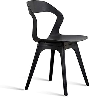 GY-C Silla de ocio Silla de comedor Silla simple y moderna Silla perezosa Silla de escritorio de moda blanca Taburete trasero hg ' / Negro