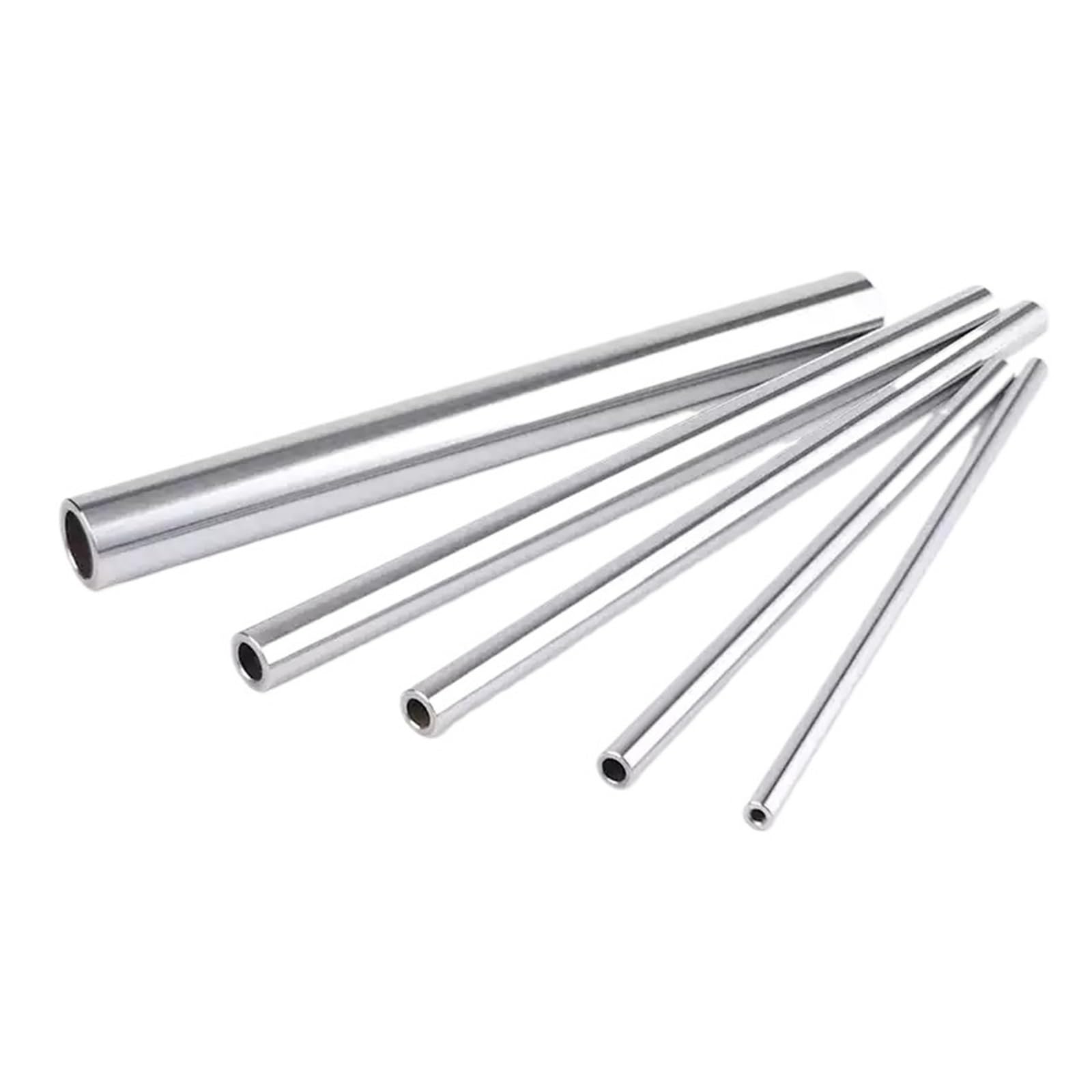 Tube rigide en cuivre métallique, refroidissement par eau, chromé TG12 TG14 TG16, tube creux en métal, longueur 49 cm, 1 pièce(14mm)