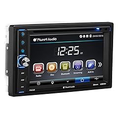 Planet Audio P9630B Car DVD Player - Double Din, Bluetooth Audio and Hands-Free Calling, 6.2 Inch LCD Touchscreen Monitor, MP3 Player, CD, DVD, WMA, USB, SD, AUX In, AM/FM Radio Receiver