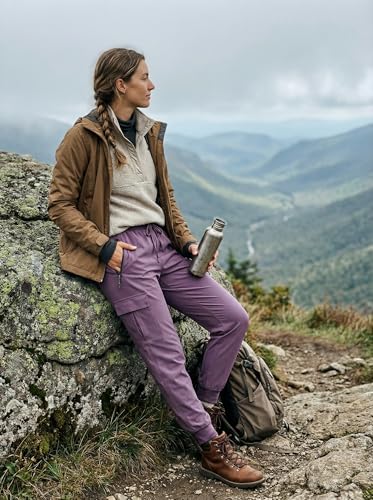Image of Libin Women's Hiking Cargo Pants Quick Dry Joggers Petitle /Regular /Tall