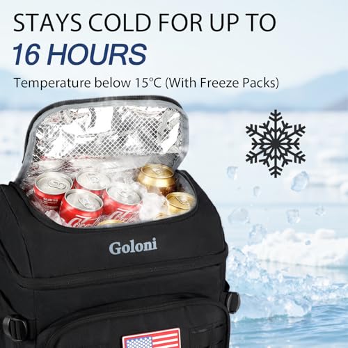 Cooler Backpack with 4-Sided Cold Retention