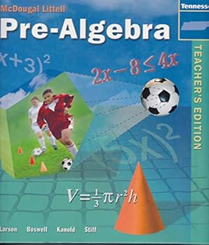Hardcover Pre-Algebra Tennessee Teacher's Edition Book