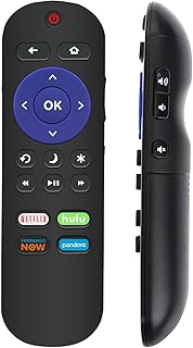 New Replace Remote Control Applicable for RCA Roku TV RTR3260 RTR3261 RTU5540 RTR4060 RTR5060 RTR5061 RTRU5527 RTR3260-W RTRU5027-W RTR4360-W RTR4360 RTR4361 RTR4360US RTR4360US RTR3260US