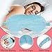 Plush Eye Mask 3 Pcs Sleeping Blindfold - Comfortable Soft Furry Eye Cover for Sleepover Gift Birthday Party Favors (Pink, Purple, Sky Blue)