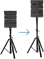 Vista 5 de PRORECK Club AB - Sistema de altavoces PA de 12 pulgadas con sistema de altavoces PA alimentados con Bluetooth/USB/tarjeta SD/control remoto