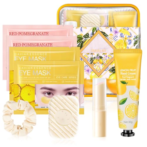 Gifts for Women Skin Care Set, 11 Pcs Skincare Kit For Women Gift Complete Travel -Size Spa Kit Skincare Gift Set Teens - Detailed View