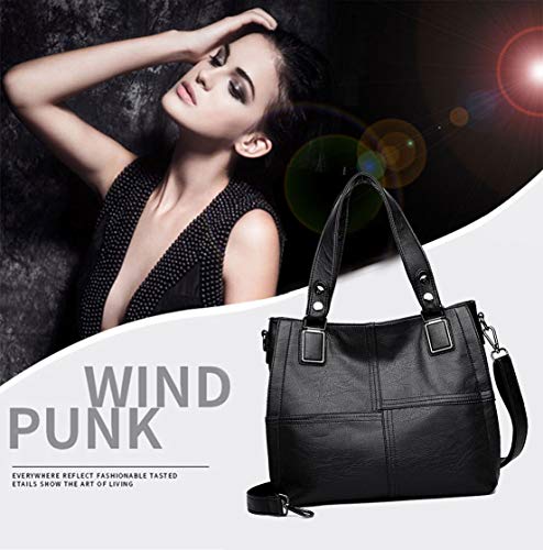 DEERWORD Donna Borse a Spalla Pelle Borsa a Mano