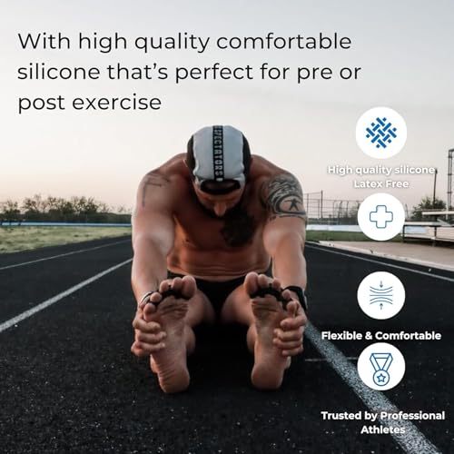 the toe spacer from spacer mobility recovery from the ground up correct bunions plantar fasciitis amp correct toes  unisex therapeutic toe spacer - relieve foot pain and tension  4-loop 4-loop