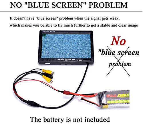 Image of RC 7 Inch FPV Monitor 1024x600 IPS LCD Display Screen Monitor with Hood Sun Shield for RC FPV Drone Quadcopter