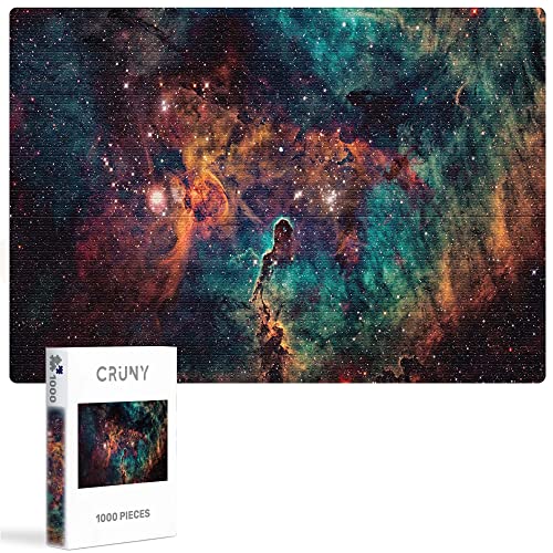CRUNY Puzzle 1000 Teile Erwachsener kniffel Spaß für die ganze Familie - Abwechslungsreiche 1000 Puzzleteilige Motive für jeden Geschmack, Puzzle Erwachsene, Puzzel 1000 + Teile - Galaxie 66x47cm