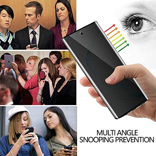Filtre de confidentialité anti-espion Foxcrypt protégeant le Samsung Note 10+ Plus - 4