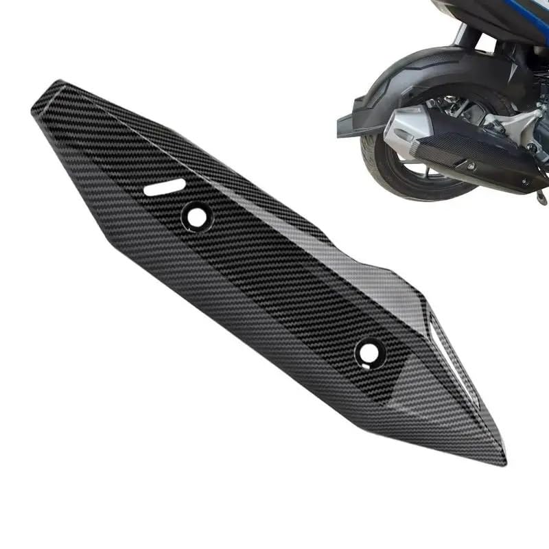 Couvercle universel de caloduc moto style carbone premium