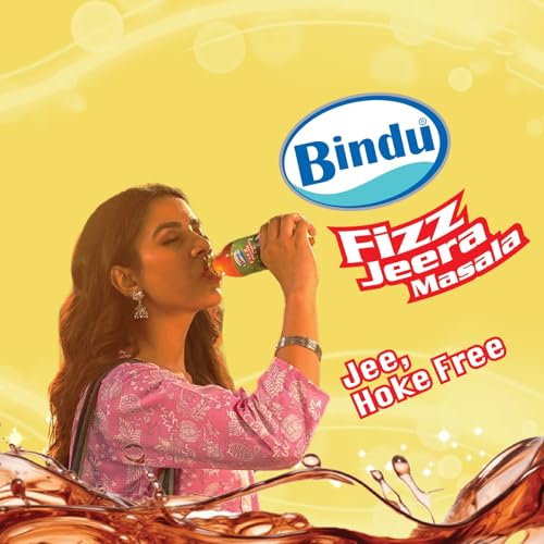 Image of Bindu Fizz Jeera Flavoured Carbonated Masala Soda Refreshing Summer Drink - 250 ml Pet Bottle