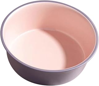EXCEART Cuenca de lavado de color de contraste redondo lavabo hogar lavamanos cubeta de limpieza facial de plástico bañeras para pies cuenca de la cara cuenca de agua el plastico