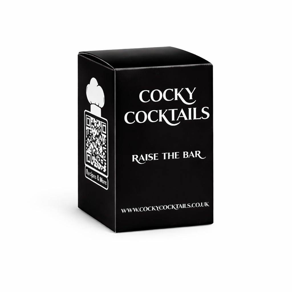 Cocky Cocktails - Bicchierini da shot dritti Kraken Rum (confezione da 2)