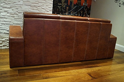 Quattro Meble Echtleder 3 Sitzer Sofa Oslo FS Breite 200cm Ledersofa Echt Leder Couch große Farbauswahl !!! – Bild 7