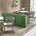 Giantex Artificial Boxwood Hedge Wall, Faux Grass Wall with PE Leaves and Aluminum Frame, Fake Greenery Backdrop, Outdoor Divider Privacy Fence for Patio Balcony (34'' x 14'' x 33'', Dark Green)