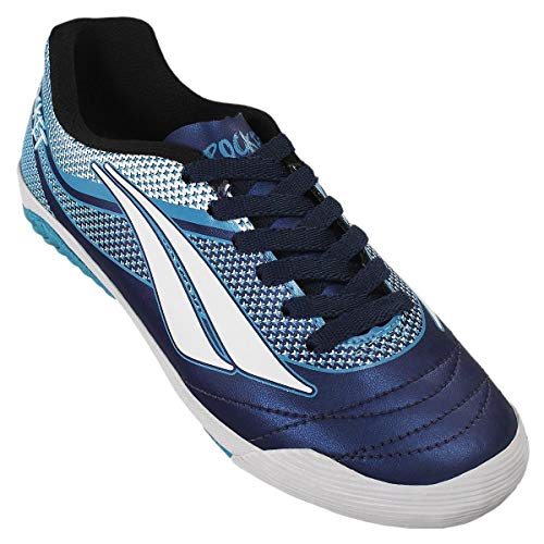 Penalty Calçado Futsal Aft K Rocket VII 34, Masculino, Azul (Marinho)