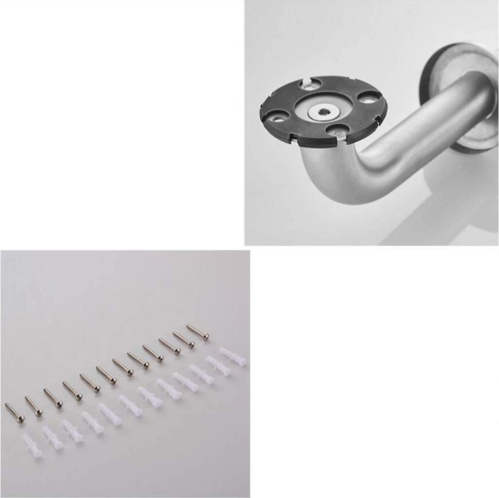 Poignées de Douche, Barres d'appui, Barre d'appui incurvée en L, Rampe de sécurité en Acier Inoxydable, Barres d'appui inclinées antidérapantes pour Baignoire, Douc