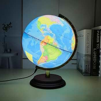 ミ_カ_地球儀 ヨーロッパ 世界地図 家具部品 装飾 /K192 ミ_カ_