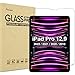 Price comparison product image ProCase for iPad Pro 12.9 2022 2021 2020 2018 Screen Protector, Tempered Glass Screen Film Guard for iPad Pro 12.9" 6th 5th 4th 3rd Generation -Clear