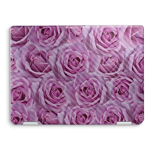 Image of MightySkins Carbon Fiber Skin Compatible with HP Spectre x360 14 inch (2022) Full Wrap Kit - Box of Roses | Protective, Durable Textured Carbon Fiber Finish | Easy to Apply | Made in The USA