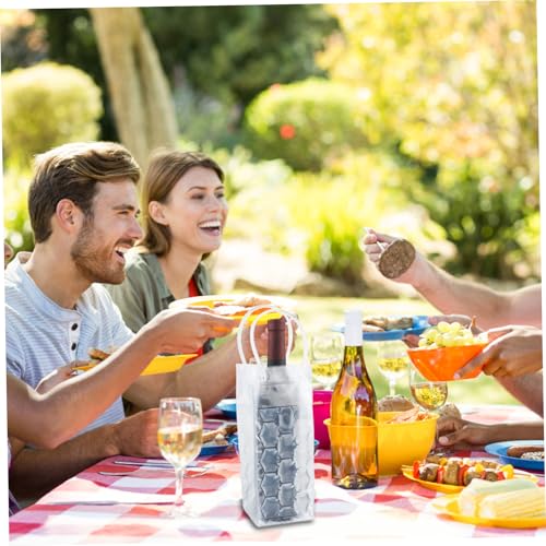 Bolsa de refrigerador de vino transparente y flexible de dos unidades para hogar 8