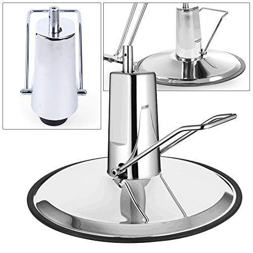 ZHFEISY Barber Hydraulic Pump Beauty Salon Hydraulic Replacement Pump Heavy Duty Salon Stations for Hair Stylist, 440lbs Capacity (Adjustable Height: 14cm/5.52'', 23inch Base)