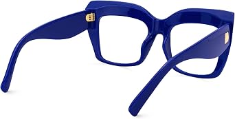 Vooglam Blue Light Blocking Glasses For Women Cassandra FP0668, Blue, L