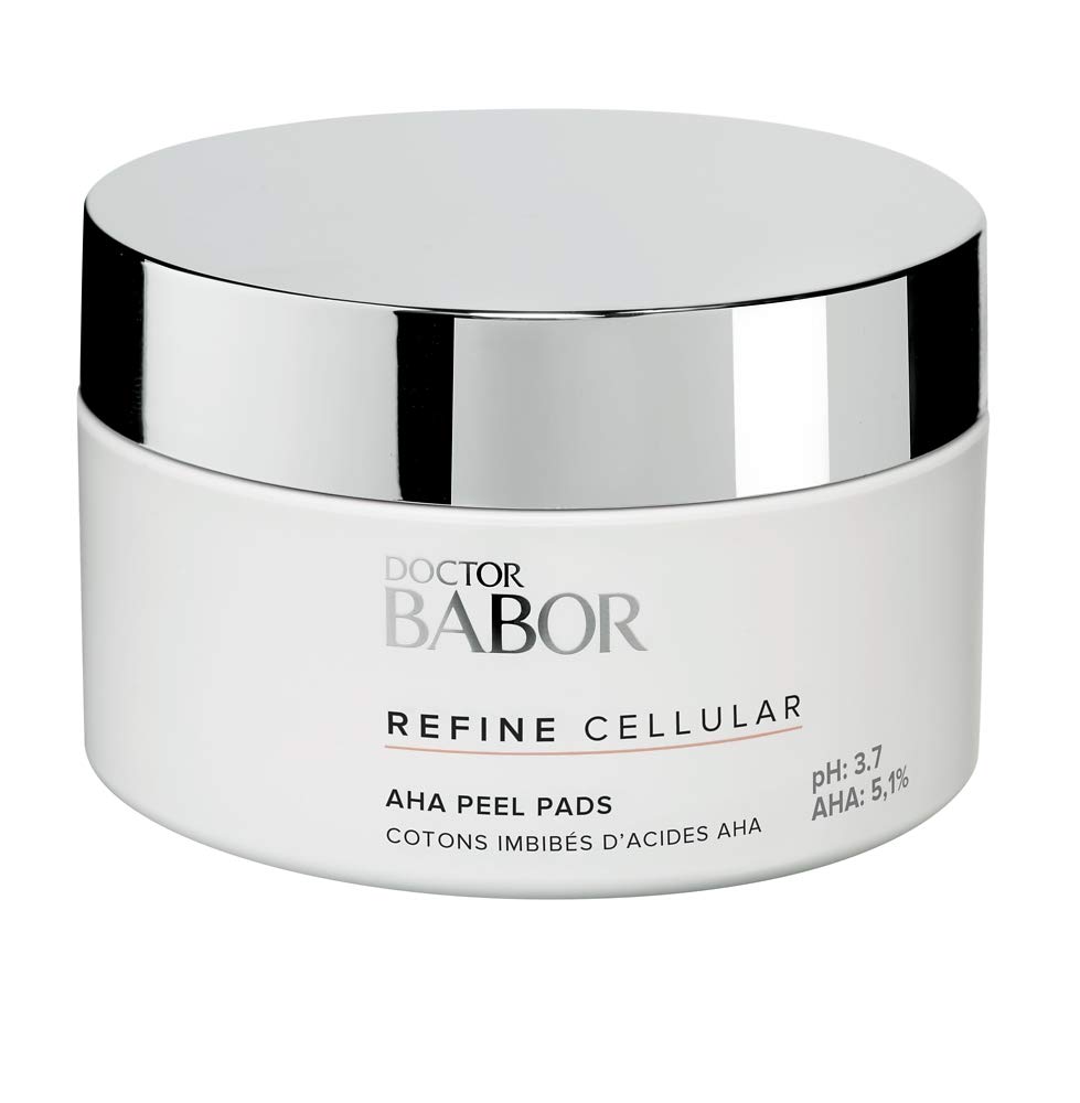 BABORDOCTOR AHA Peeling Pads for Dull Skin with Large Pores, Fruit Acid Peeling, Without Alcohol, Vegan Formula, Smoother Skin, 60 Pieces