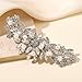 Hapibuy Crystal Rhinestone Pearl Hair Clip Comb Silver Wedding Hair Acessory Bridal Hair Pins Bride Headpiece