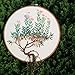 Hand Embroidery Crafts - Handmade Cotton Thread Embroidery Craft Artwork Handmade Custom Embroidery Natural Embroidery Art