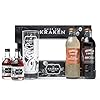 The Kraken Experience, Spiced Rum Gift Set - 2x 5cl Kraken Black Spiced Dark Rum Alcohol Miniatures, Franklin & Sons x1 Ginger Beer x1 Cola 200ml - Flavoured Rum, Birthday Gifts The Here are some examples on how to use Men, Fathers Day