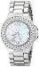 Disney Women's TK2031 Tinkerbell Mother-of-Pearl Dial Silver-Tone Bracelet Watch