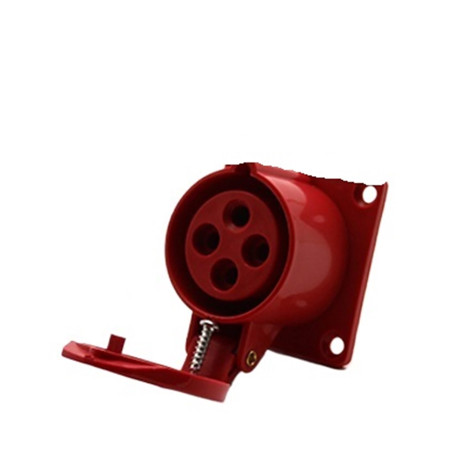 Conector industrial de aviación 4 pines 32A hembra empotrable SF324 para acoplamiento rápido