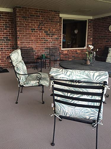 Big Floors Dt24Gren Duragrid Outdoor Modular Interlocking Multi-Use Plastic Deck Tile, 24 Pack, Green #TOP6