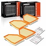 A-Premium 4-PC Left & Right Engine Air Filter Compatible with BMW M5 2018-2023, M8 2020 2022-2023,