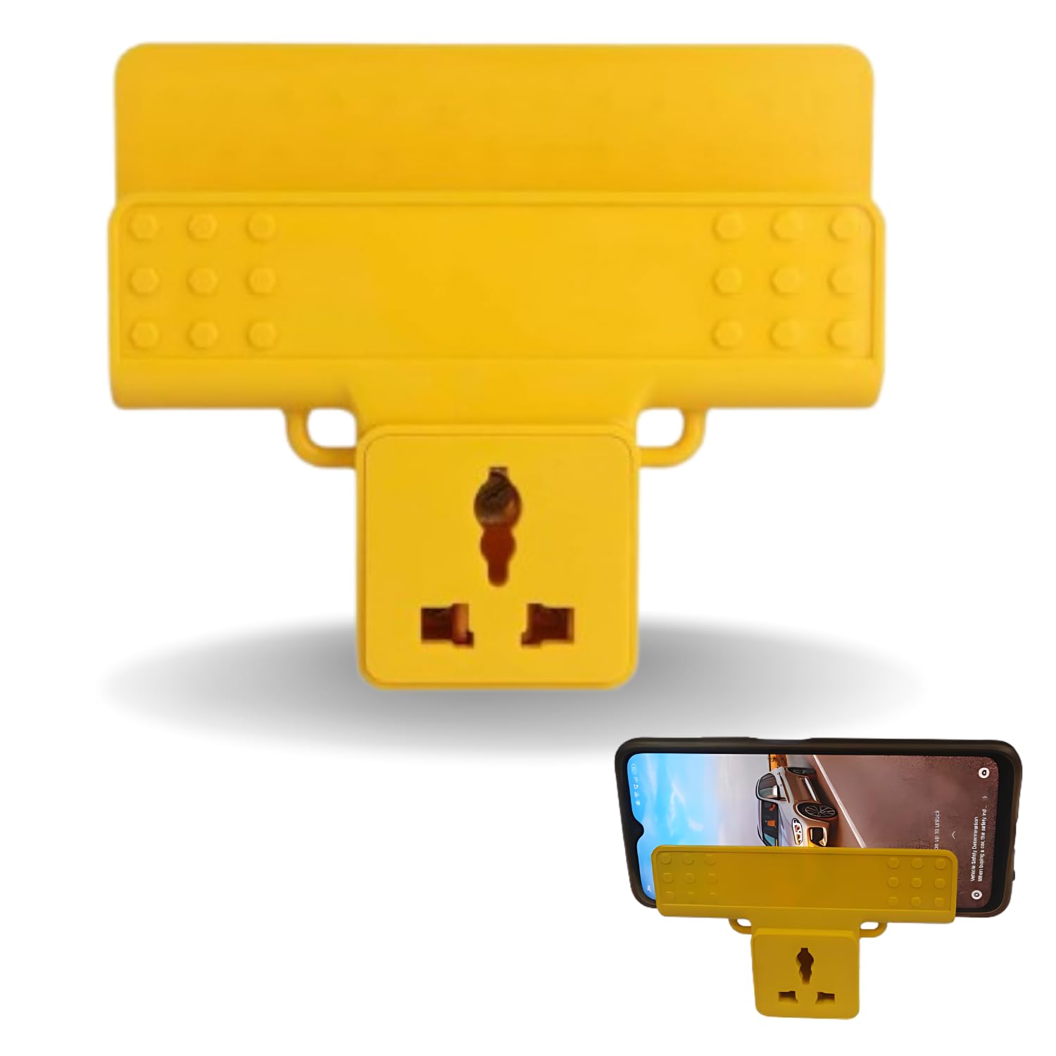 Global IMPEX Wall Mount Hanging,Portable,All Types of Chargers Supported Mobile Charging Holder for Mobile (Yellow) All-in-One Side Mobile Holder with Built-in 3-Pin Power Outlet (B0CNXDCDK8) Amazon Price History, Amazon Price Tracker