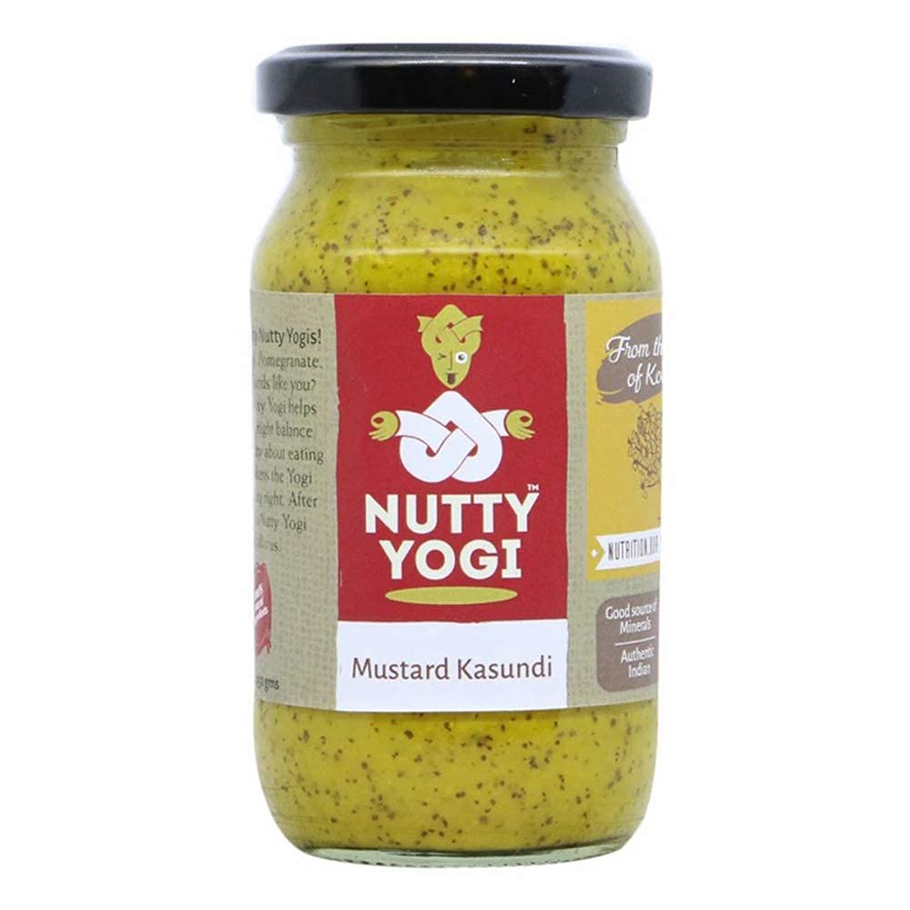 Nutty Yogi Bengali Mustard Kasundi, Mustard Sauce Kolkata | Natural and Organic | Mustard Powder, Water, Salt, Turmeric, Tangy, Original, Indian Spice 250gm (Pack of 2) (B09KGVR9X5) Amazon Price History, Amazon Price Tracker
