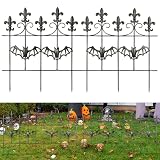 Otoolling 2 Pcs Halloween Bat Fence Decoration 20"x19" Outdoor Party Decor