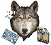Madd Capp Puzzles - I AM Wolf - 550 pieces - Animal Shaped Jigsaw Puzzle