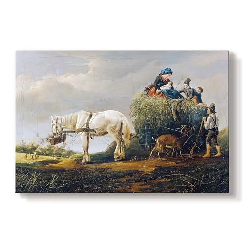 Friedrich Gauermann | The Haycart Journey | Abstract Wall Art | GAL088