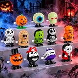 Huanmin 12 Stück Halloween Aufziehspielzeug für Kinder, Party Mitgebsel