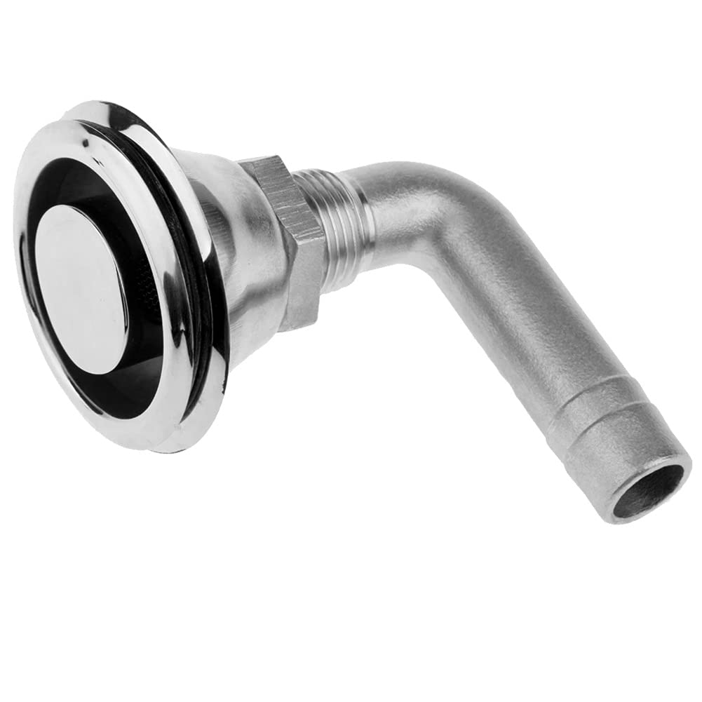 Évent de réservoir de carburant 5/8 anti-corrosion en acier inoxydable à 90 degrés