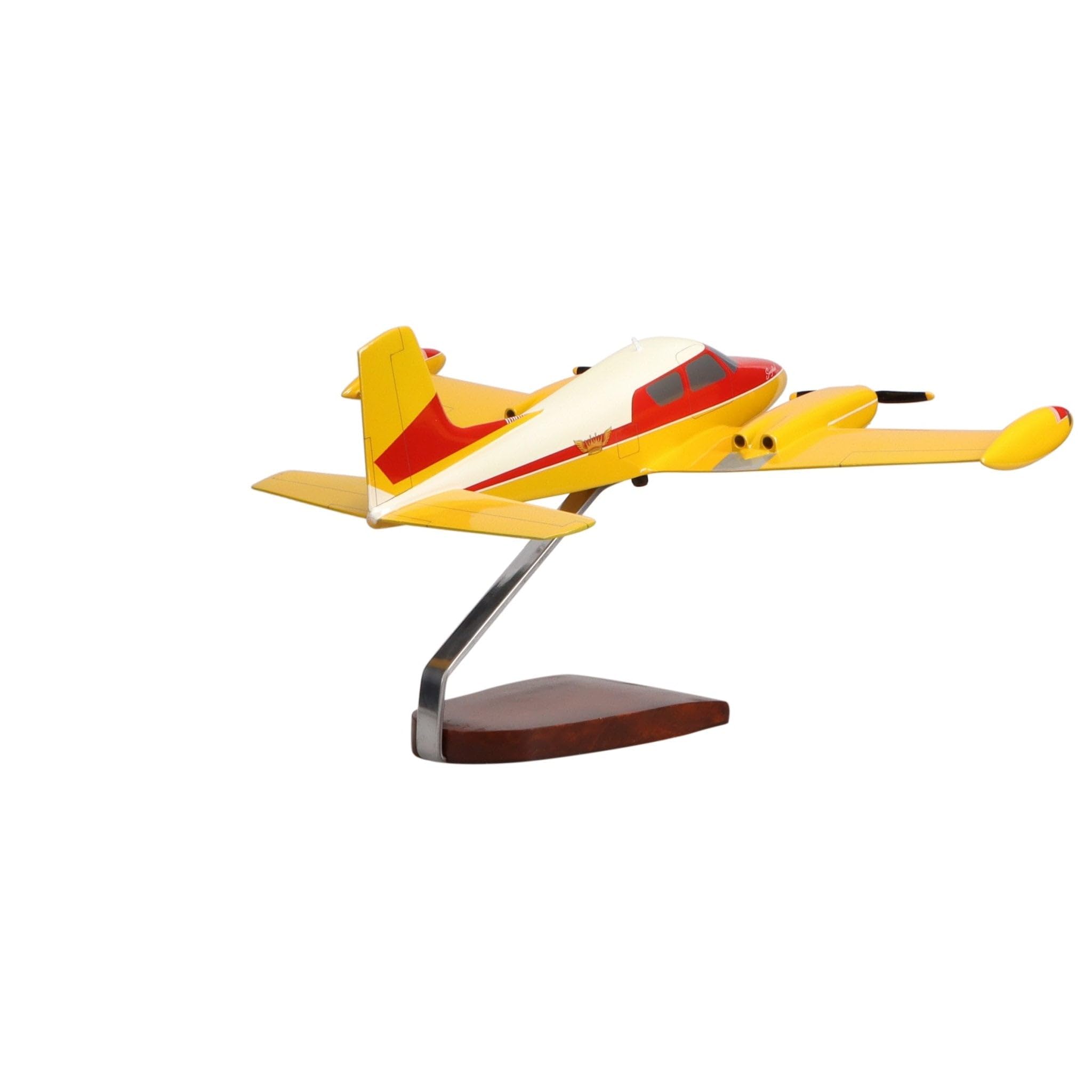High Flying Models Cessna 310 "Songbird Large Mahogany Sculpture - Image 4