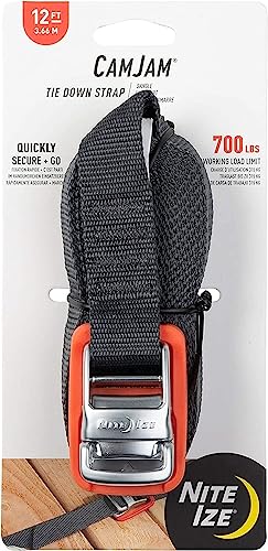 Nite Ize Cjwr12-09-R6 Camjam Tie Down Strap, Orange #TOP4