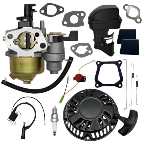 Kit Révision Moteur Predator 212cc avec Carburateur et Lanceur pour Mini Moto et Kart