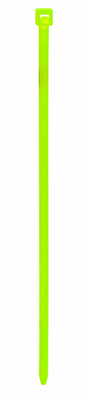 Aviditi 14" Nylon Cable Ties, Fluorescent Green, 50 lb. Strength, .19" Width, Tamper Proof Zip Ties, Self Locking, Bundle and Organize Wires/Cables in Warehouse, Garage, Home or Office, Case of 1000