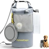 CynosCape Dog Food Storage Bag for Camping Trips,Road Travel,Dog Boarding,Overnight Kibble Bag Carrier 10L,Portable,Leak-Proof,Airtight,Odor-Resistant,Wipe Clean (Bowl Not Included)