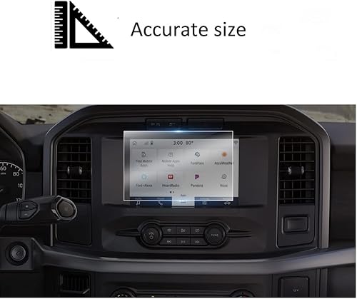 Miniatura 4 de Wonderfulhz - Protector de pantalla compatible con Ford F150 2021-2023, F150 Sync 4 pantalla táctil de 8 pulgadas, antirreflejos, resistente a los